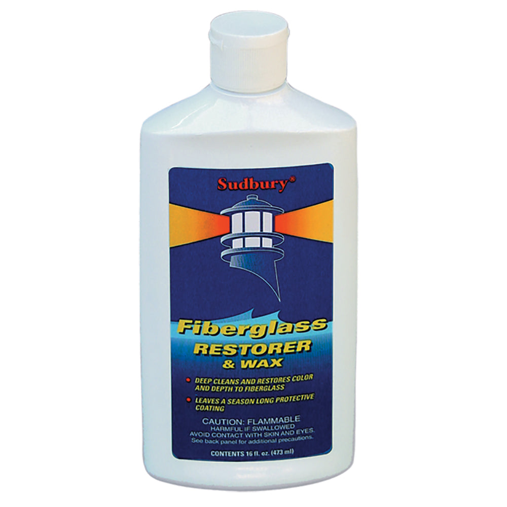 Sudbury One Step Fiberglass Restorer  Wax - 16oz Liquid [413] - BuoyMart.com  Cleaning Sudbury