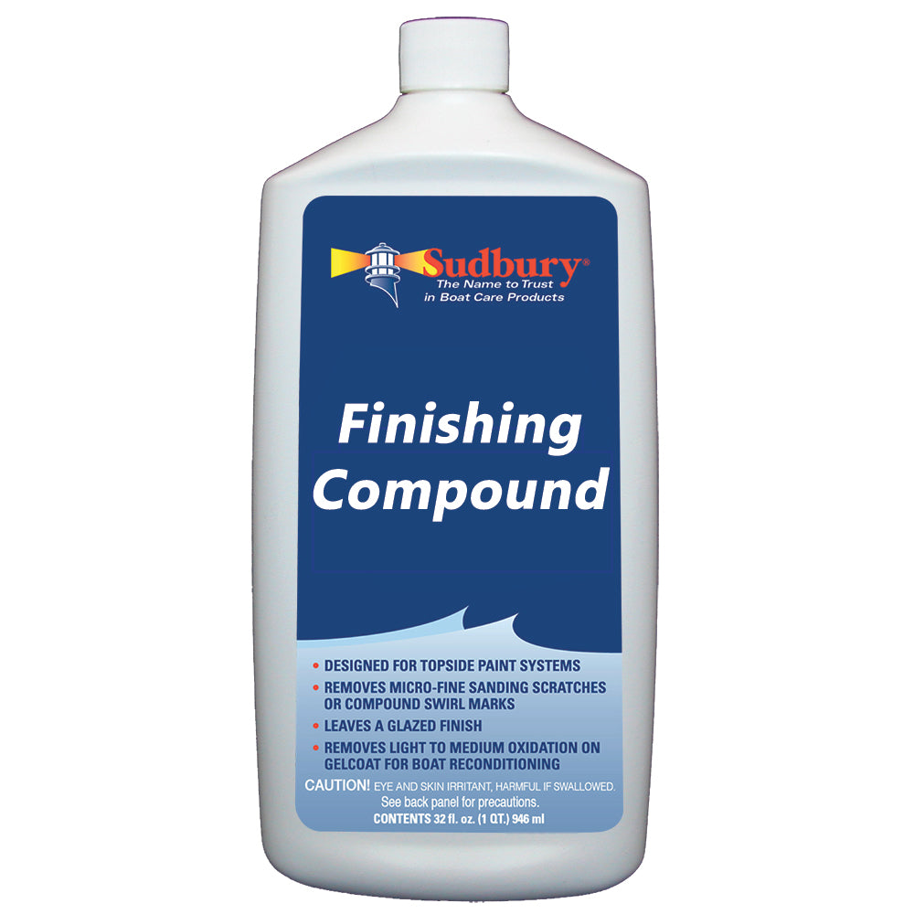 Sudbury Finishing Compound - 32oz Liquid [446] - BuoyMart.com  Cleaning Sudbury