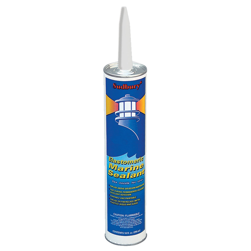 Sudbury Elastomeric Marine Sealant - 10oz Cartridge - Clear [301] - BuoyMart.com  Adhesives/Sealants/Tapes Sudbury