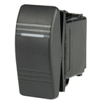 BEP DPDT Contura Switch - 1-Amber LED - ON/OFF/(ON) [1001807] - BuoyMart.com  Switches & Accessories BEP Marine