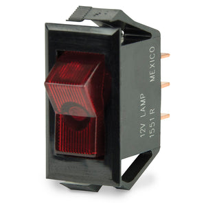 BEP Illuminated SPST Rocker Switch - Red LED - 12V - OFF/ON [1001705] - BuoyMart.com  Switches & Accessories BEP Marine
