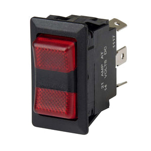 BEP SPDT Rocker Switch - 2-LEDs - 12V/24V - ON/OFF/ON [1001715] - BuoyMart.com  Switches & Accessories BEP Marine
