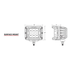 RIGID Industries D-SS PRO Flood LED Surface Mount - Pair - White [862113] - BuoyMart.com  Flood/Spreader Lights RIGID Industries