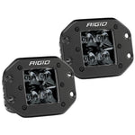 RIGID Industries D-Series PRO Flush Mount - Spot LED - Midnight Edition - Pair - Black [212213BLK] - BuoyMart.com  Flood/Spreader Lights RIGID Industries