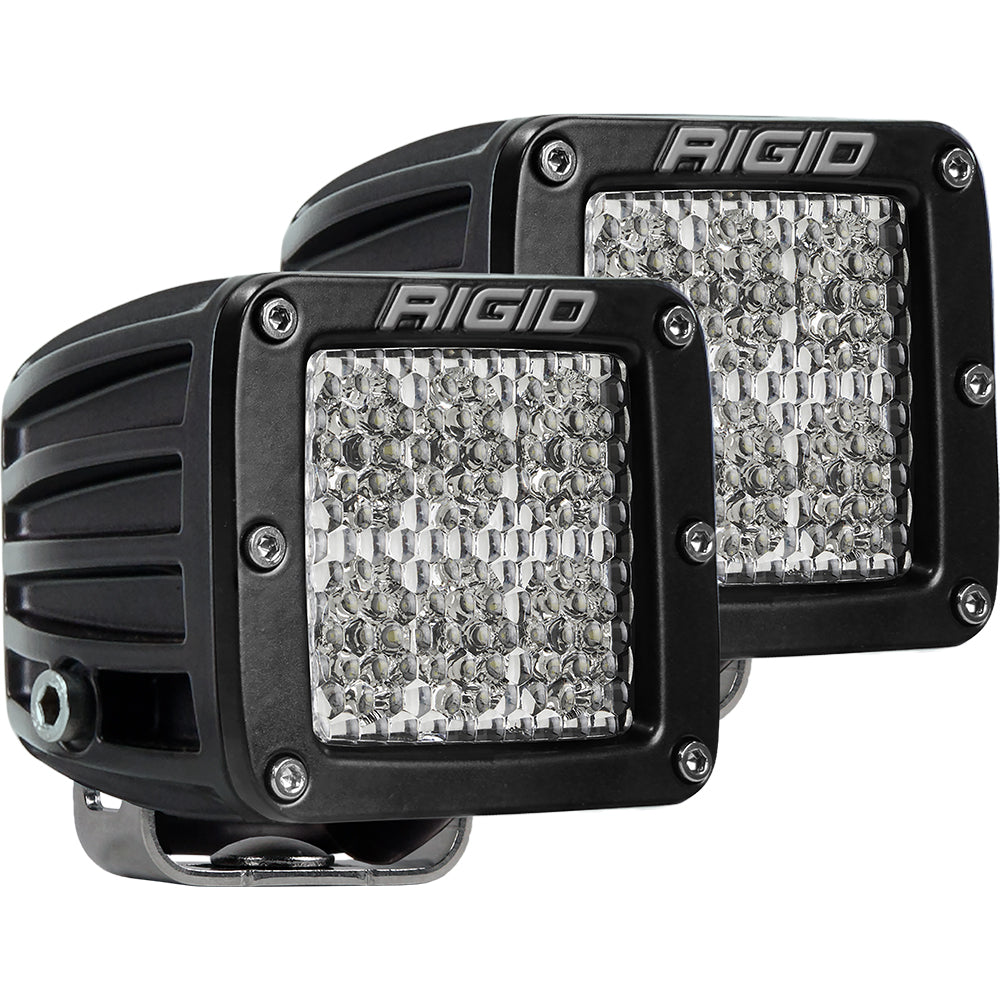 RIGID Industries D-Series PRO Specter-Diffused LED - Pair - Black [502513] - BuoyMart.com  Flood/Spreader Lights RIGID Industries