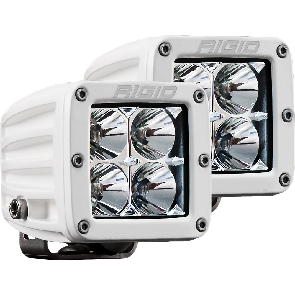 RIGID Industries D-Series PRO Hybrid-Flood LED - Pair - White [602113] - BuoyMart.com  Flood/Spreader Lights RIGID Industries