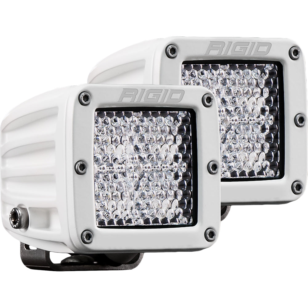 RIGID Industries D-Series PRO Hybrid-Diffused LED - Pair - White [602513] - BuoyMart.com  Flood/Spreader Lights RIGID Industries