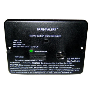 Safe-T-Alert 62 Series Carbon Monoxide Alarm - 12V - 62-542-Marine - Flush Mount - Black [62-542-MARINE-BLK] - BuoyMart.com  Fume Detectors Safe-T-Alert