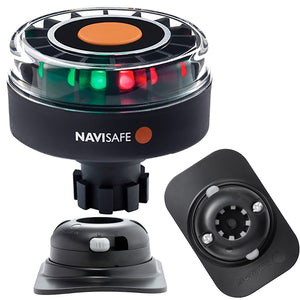 Navisafe Navilight Tricolor 2NM w/Navibolt Base  RIB Mount - Black [342KIT2] - BuoyMart.com  Navigation Lights Navisafe