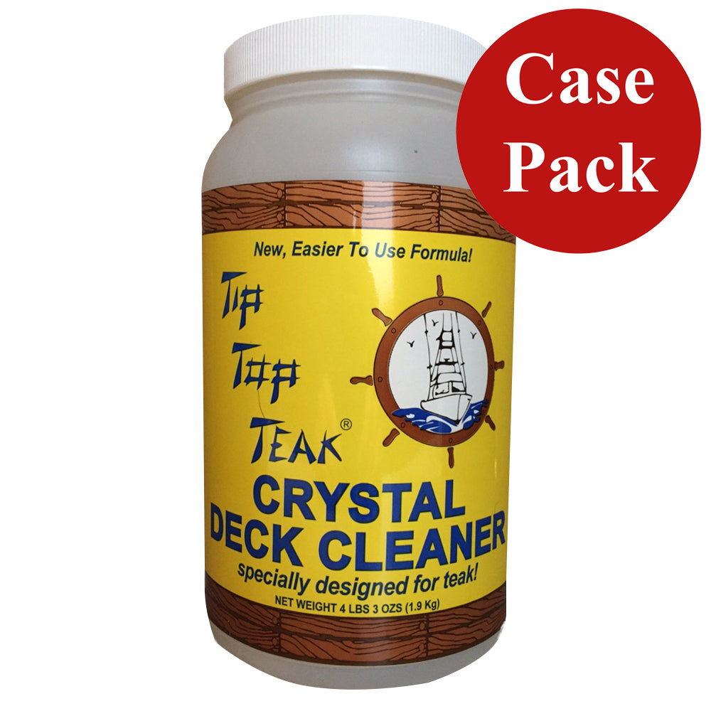 Tip Top Teak Tip Top Teak Crystal Deck Cleaner - Half Gallon (4lbs 3oz) - *Case of 6* [TC 2001CASE] - BuoyMart.com  Cleaning Tip Top Teak