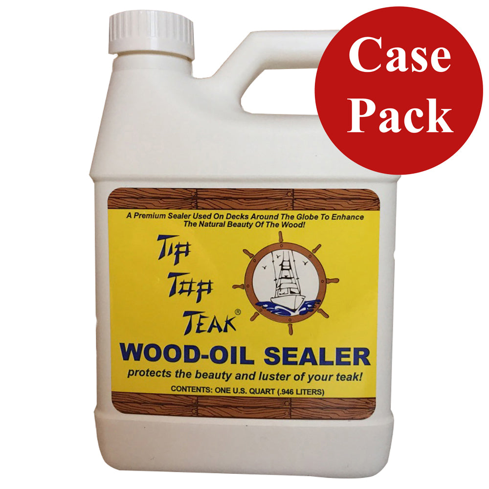 Tip Top Teak Tip Top Teak Wood Oil Sealer - Quart - *Case of 12* [TS 1001CASE] - BuoyMart.com  Cleaning Tip Top Teak