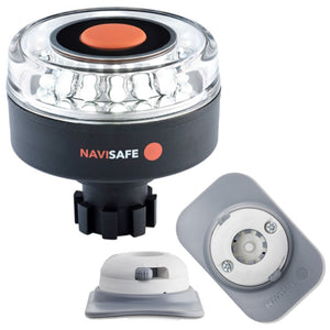 Navisafe Navilight 360 2NM w/Navibolt Base  RIB Mount - White [042KIT4] - BuoyMart.com  Navigation Lights Navisafe