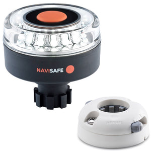 Navisafe Navilight 360 2NM w/Navibolt Base  Horizontal Mount - White [042KIT5] - BuoyMart.com  Navigation Lights Navisafe