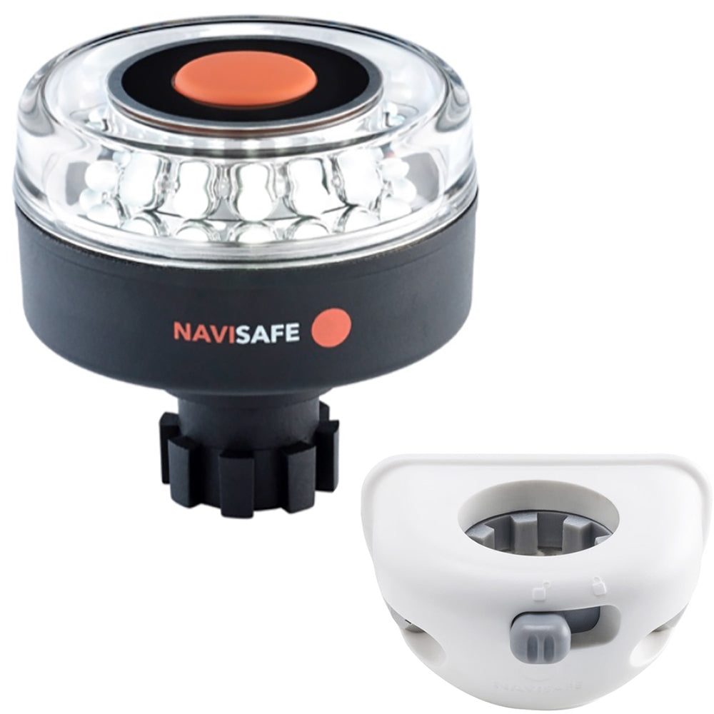 Navisafe Navilight 360 2NM w/Navibolt Base  Vertical Mount - White [042KIT6] - BuoyMart.com  Navigation Lights Navisafe