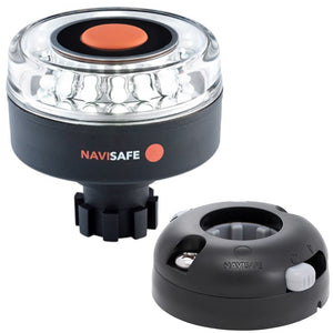 Navisafe Navilight 360 2NM w/Navibolt Base  Horizontal Mount - Black [042KIT7] - BuoyMart.com  Navigation Lights Navisafe