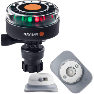Navisafe Navilight 2NM Tricolor w/Navimount Base  RIB Mount - White [340KIT4] - BuoyMart.com  Navigation Lights Navisafe