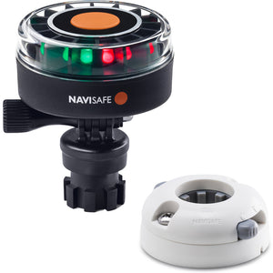 Navisafe Navilight 2NM Tricolor w/Navimount Base  Horizontal Mount - White [340KIT5] - BuoyMart.com  Navigation Lights Navisafe