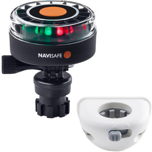 Navisafe Navilight 2NM Tricolor w/Navimount Base  Vertical Mount - White [340KIT6] - BuoyMart.com  Navigation Lights Navisafe
