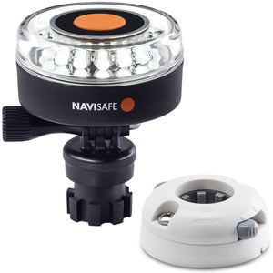 Navisafe Navilight 360 2NM White w/Navimount Base  Horizontal Mount - White [040KIT5] - BuoyMart.com  Navigation Lights Navisafe