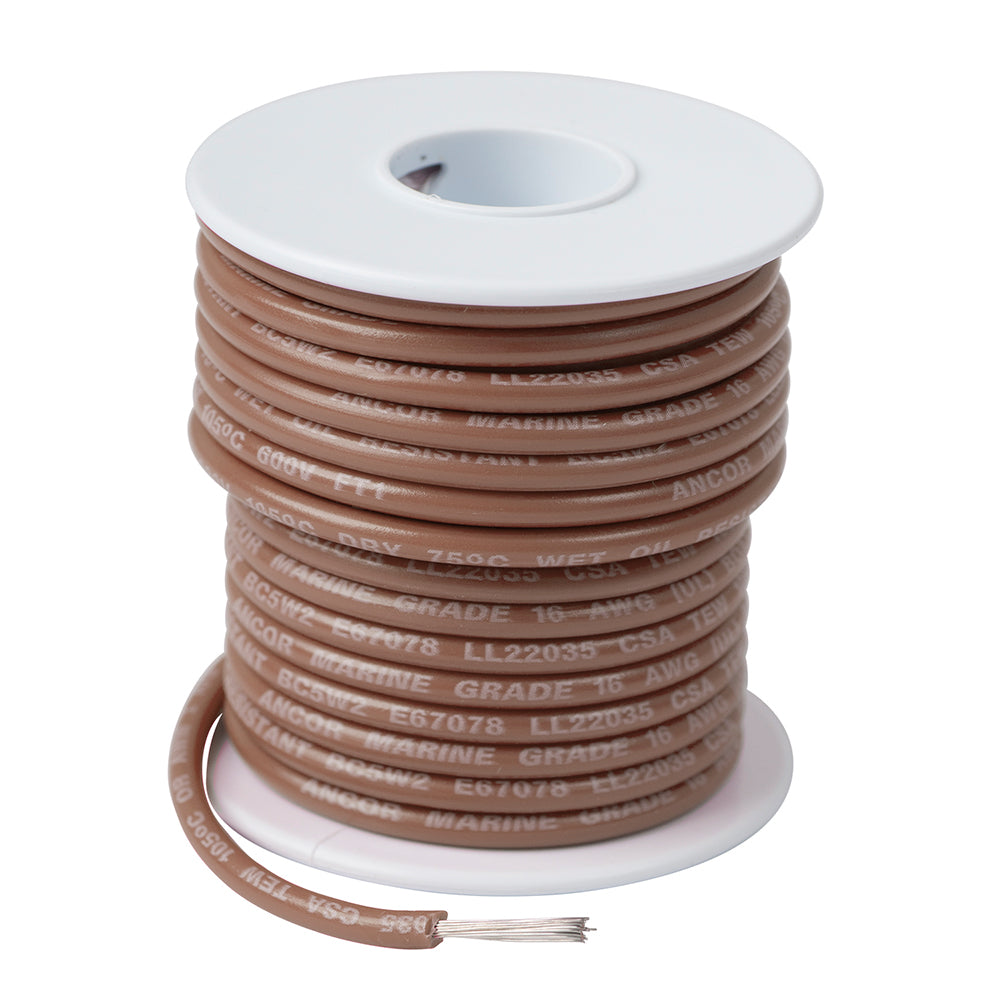 Ancor Tan 16 AWG Tinned Copper Wire - 100 [101810] - BuoyMart.com  Wire Ancor