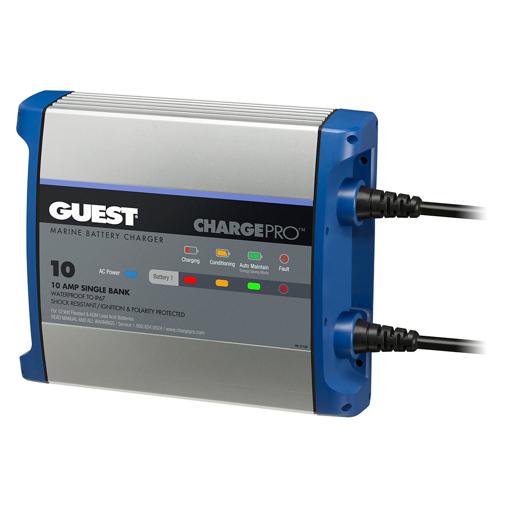 Guest On-Board Battery Charger 10A / 12V - 1 Bank - 120V Input [2710A] - BuoyMart.com  Battery Chargers Guest