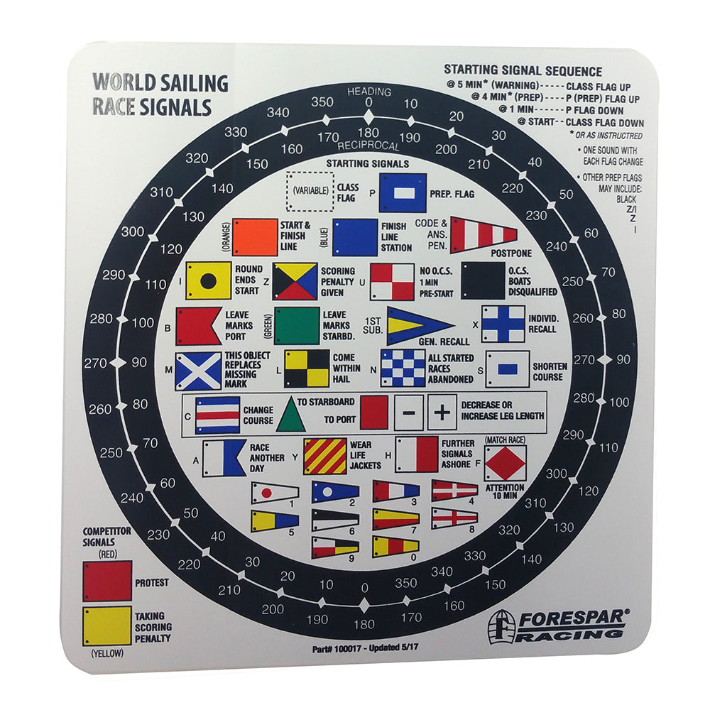 Forespar Nash 207 Racing Signal Flag Label [100017] - BuoyMart.com  Accessories Forespar Performance Products