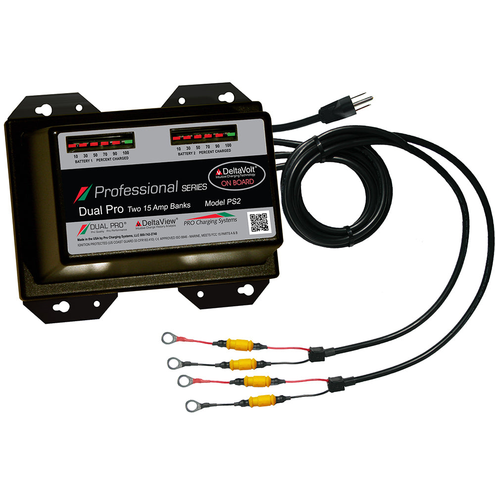 Dual Pro Professional Series Battery Charger - 30A - 2-15A-Banks - 12V/24V [PS2] - BuoyMart.com  Battery Chargers Dual Pro