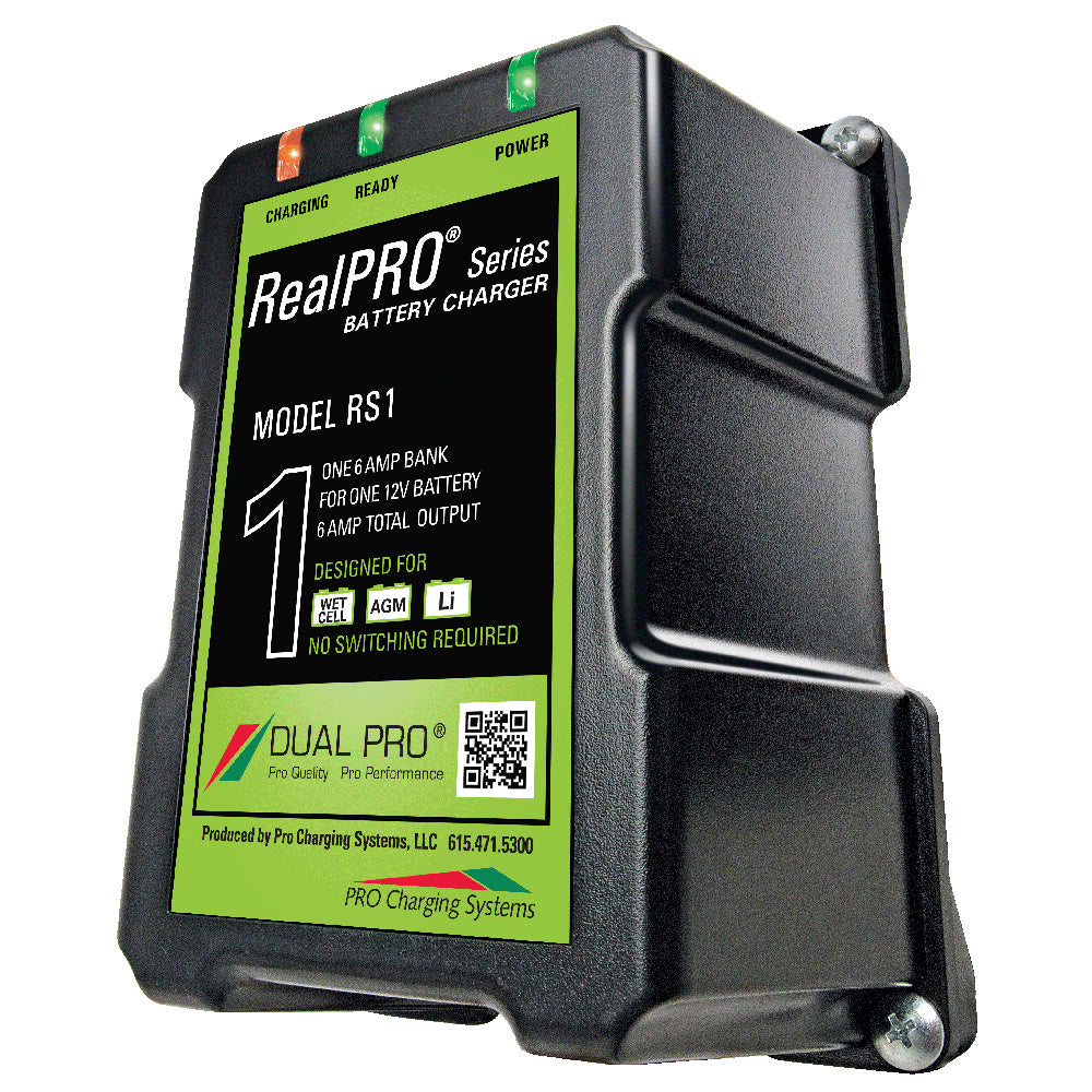Dual Pro RealPRO Series Battery Charger - 6A - 1-Bank - 12V [RS1] - BuoyMart.com  Battery Chargers Dual Pro