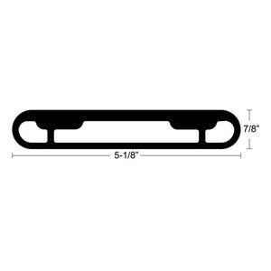 TACO T-Top Extrusion Plate Pre-Drilled for Grand Slams - 20" - Pair [GSE-1939BSA20] - BuoyMart.com  Outrigger Accessories TACO Marine