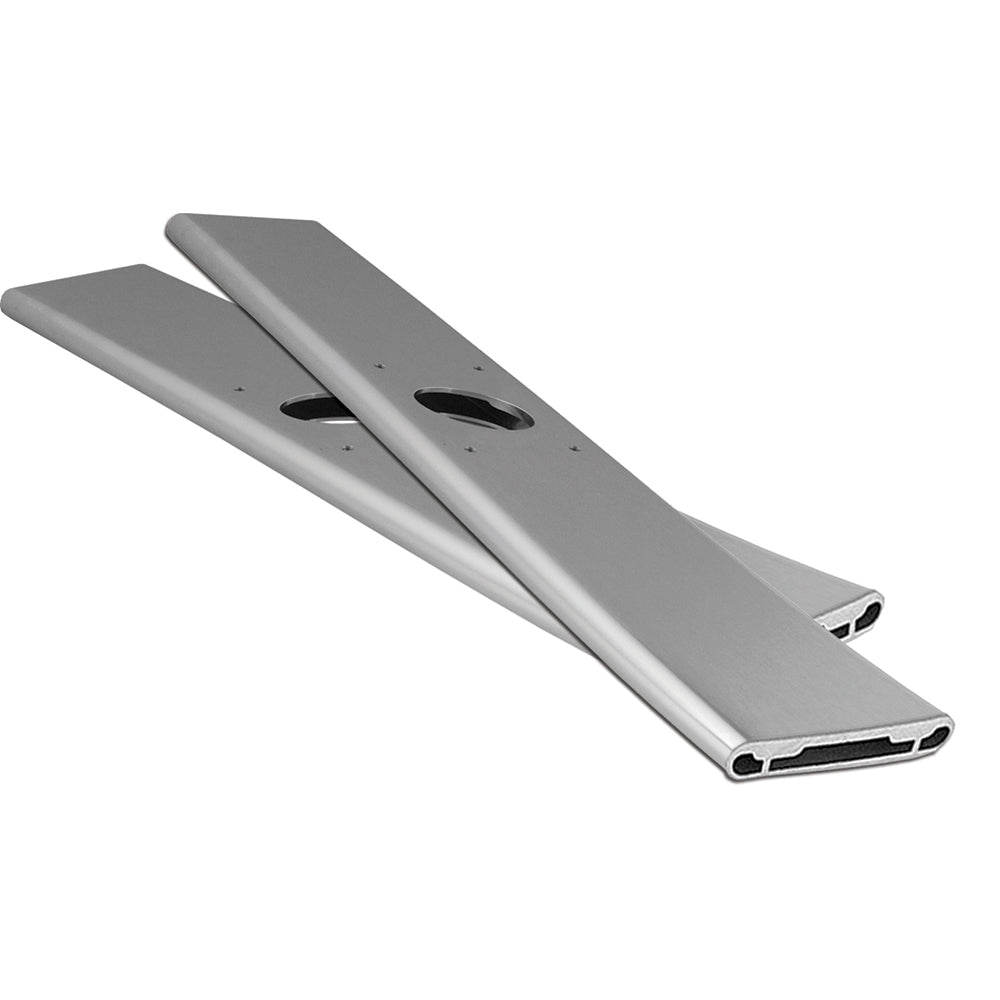 TACO T-Top Extrusion Plate Pre-Drilled for Grand Slams - 20" - Pair [GSE-1939BSA20] - BuoyMart.com  Outrigger Accessories TACO Marine