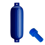 Polyform G-5 Twin Eye Fender 8.8" x 26.8" - Cobalt Blue w/Adapter [G-5 COBALT BLUE W/AIR ADAPTER] - BuoyMart.com  Fenders Polyform U.S.