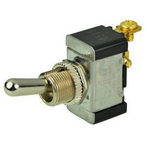 BEP SPST Chrome Plated Toggle Switch -OFF/(ON) [1002002] - BuoyMart.com  Switches & Accessories BEP Marine