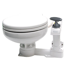 Johnson Pump AquaT Manual Marine Toilet - Super Compact [80-47625-01] - BuoyMart.com  Marine Sanitation Johnson Pump