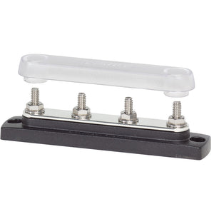 Blue Sea 2307 Common 150A BusBar - (4) 1/4"-20 Studs w/Cover [2307] - BuoyMart.com  Busbars, Connectors & Insulators Blue Sea Systems