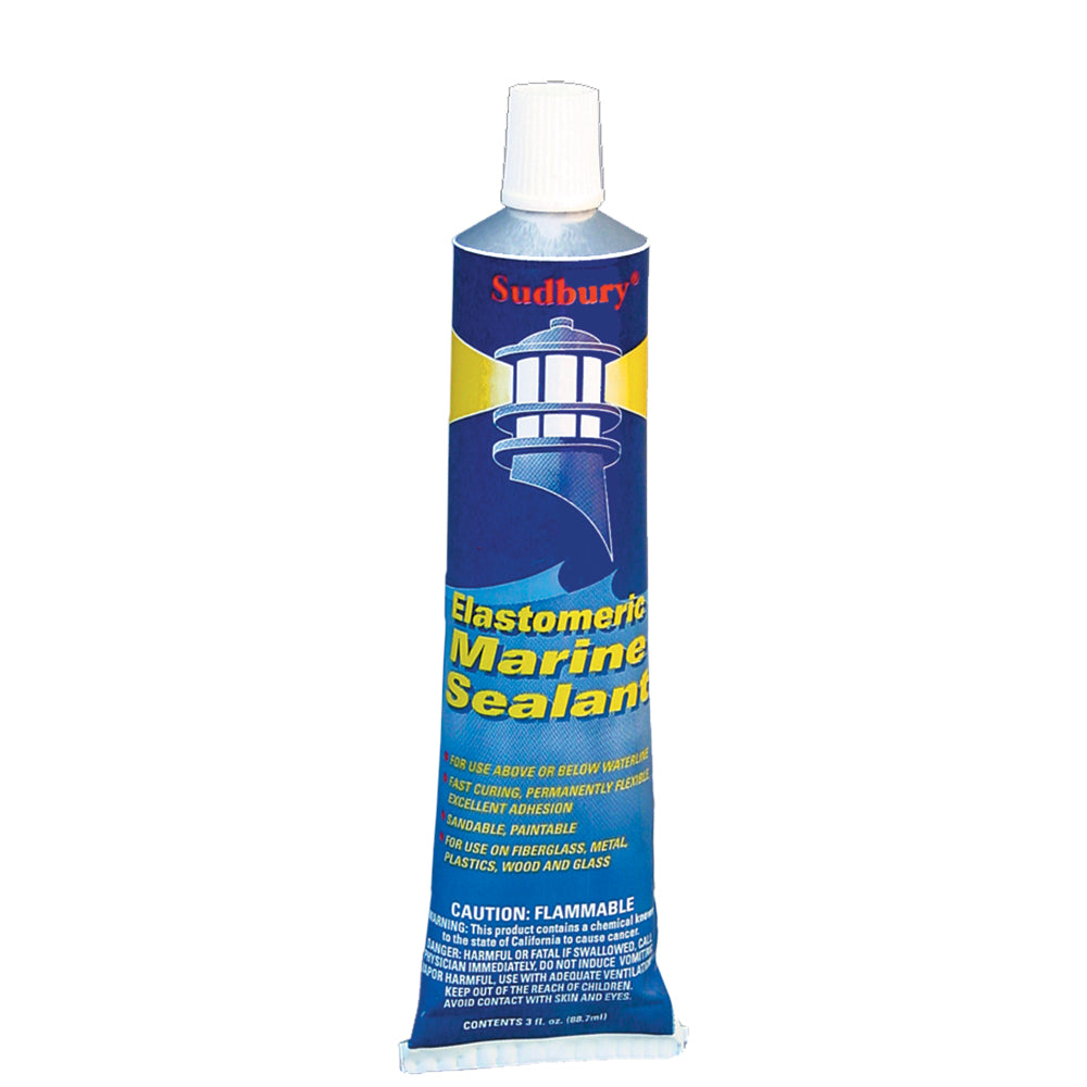 Sudbury Elastomeric 3 oz (89ml) Sealant Tube - White [320] - BuoyMart.com  Adhesives/Sealants/Tapes Sudbury