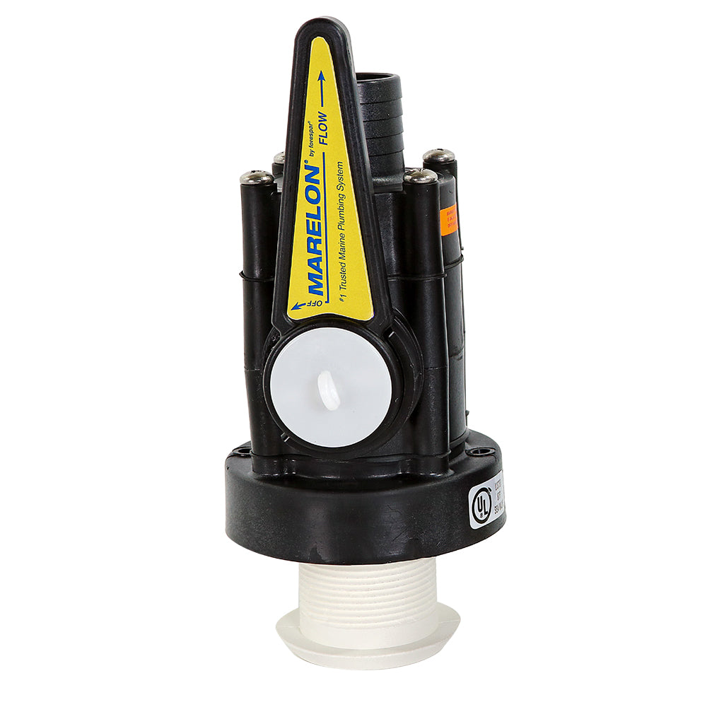 Forespar Marelon Full-Flow Seacock  1-1/2" Mushroom Through-Hull [904046ABYC] - BuoyMart.com  Fittings Forespar Performance Products