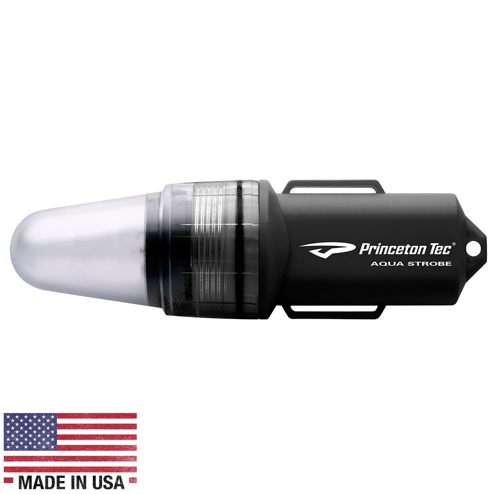 Princeton Tec Aqua Strobe LED - Black [AS-LED-BK] - BuoyMart.com  Safety Lights Princeton Tec