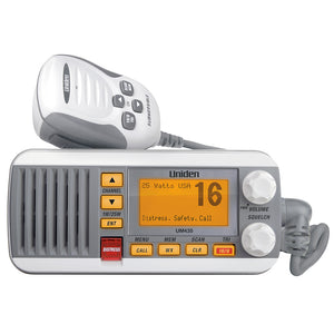 Uniden UM435 Fixed Mount VHF Radio - White [UM435] - BuoyMart.com  VHF - Fixed Mount Uniden
