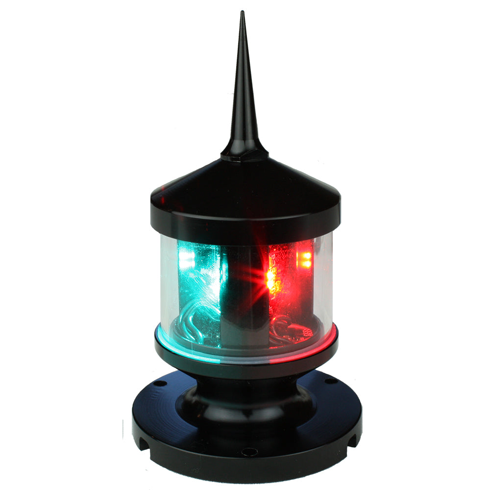 Lunasea Tri-Color/Anchor/Strobe LED Navigation Light [LLB-53BK-01-00] - BuoyMart.com  Navigation Lights Lunasea Lighting