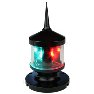 Lunasea Tri-Color/Anchor/Strobe LED Navigation Light [LLB-53BK-01-00] - BuoyMart.com  Navigation Lights Lunasea Lighting