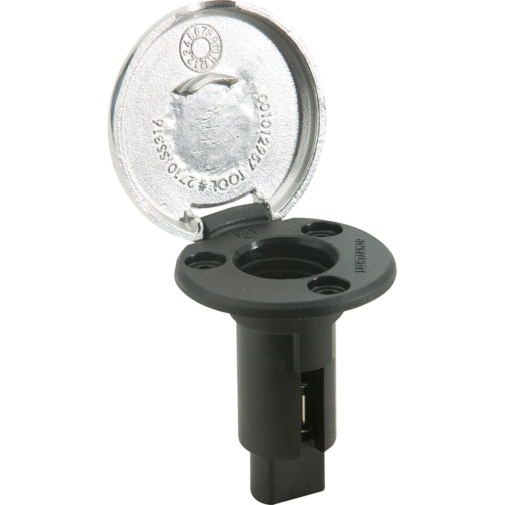 Attwood LightArmor Plug-In Base - 2 Pin - Stainless Steel - Round [910R2PSB-7] - BuoyMart.com  Accessories Attwood Marine