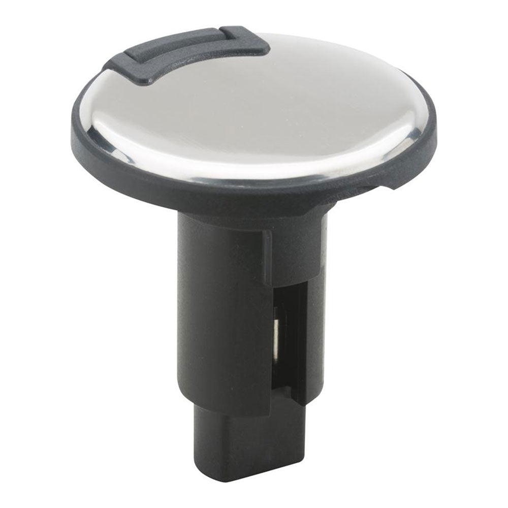 Attwood LightArmor Plug-In Base - 2 Pin - Stainless Steel - Round [910R2PSB-7] - BuoyMart.com  Accessories Attwood Marine
