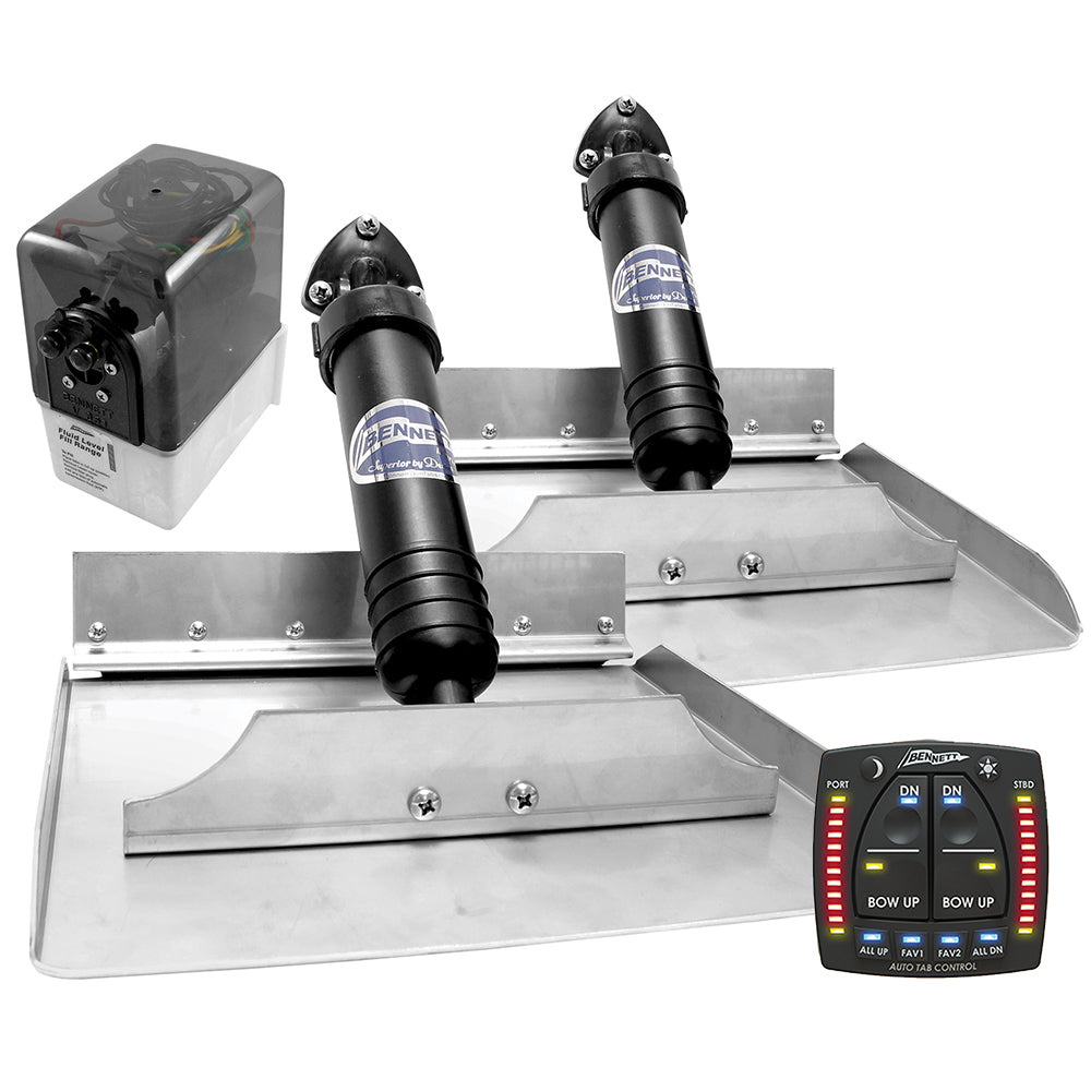 Bennett 129ATP Hydraulic Trim Tab Complete Kit w/Auto Trim Pro [129ATP] - BuoyMart.com  Trim Tabs Bennett Marine