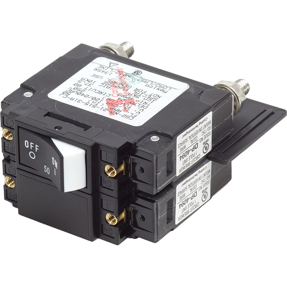 Blue Sea 7467 UL-489 Circuit Breaker - 50A Raised Rocker [7467] Blue Sea Systems