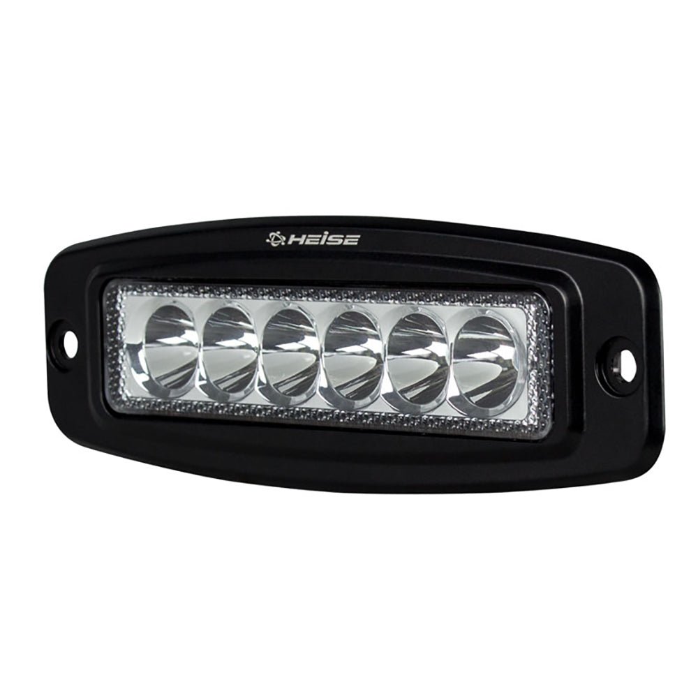 HEISE 6 LED Single Row Driving Light - Flush Mount [HE-FMDL1] - BuoyMart.com  Lighting HEISE LED Lighting Systems