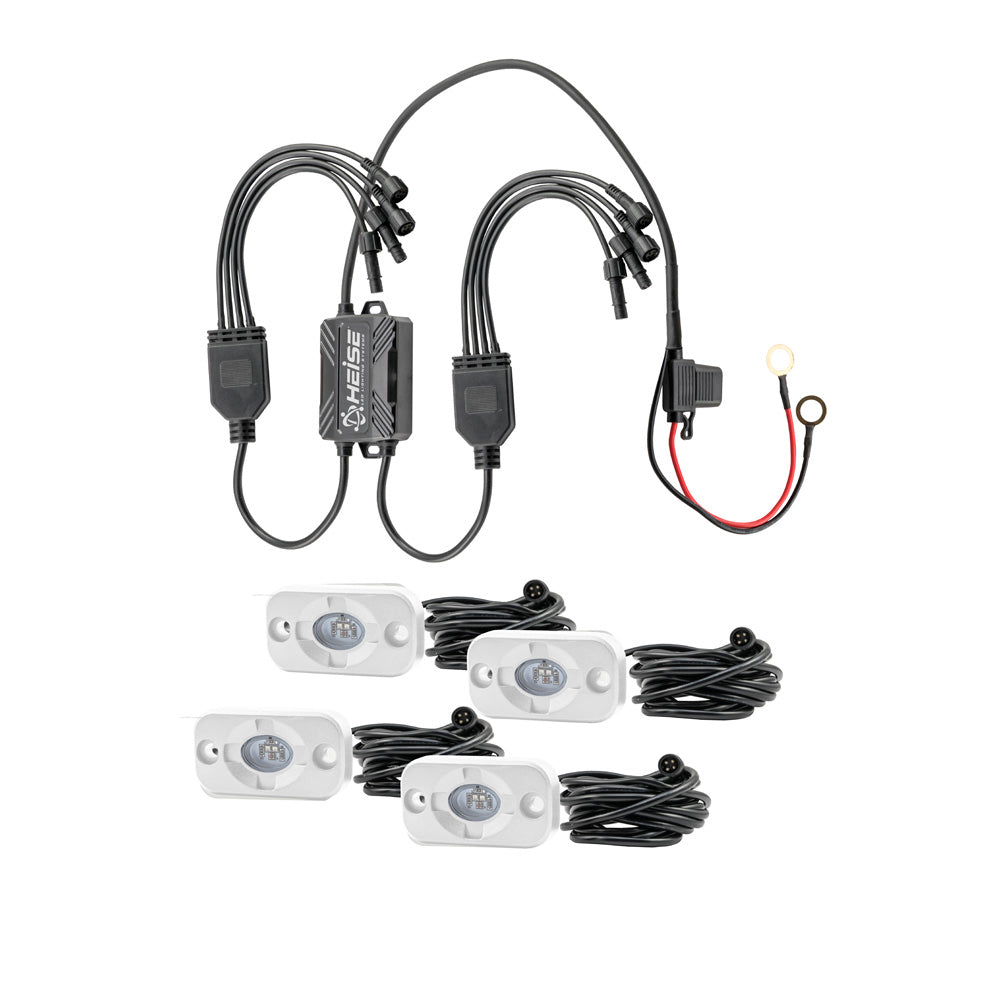 HEISE RBG Accent Light Kit - 4 Pack [HE-4MLRGBK] - BuoyMart.com  Lighting HEISE LED Lighting Systems