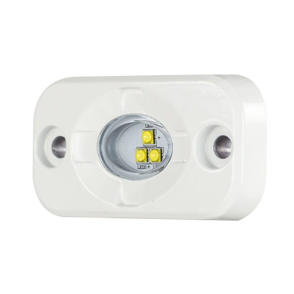 HEISE Marine Auxiliary Accent Lighting Pod - 1.5" x 3" - White/White [HE-ML1] - BuoyMart.com  Lighting HEISE LED Lighting Systems