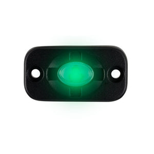 HEISE Auxiliary Accent Lighting Pod - 1.5" x 3" - Black/Green [HE-TL1G] - BuoyMart.com  Lighting HEISE LED Lighting Systems
