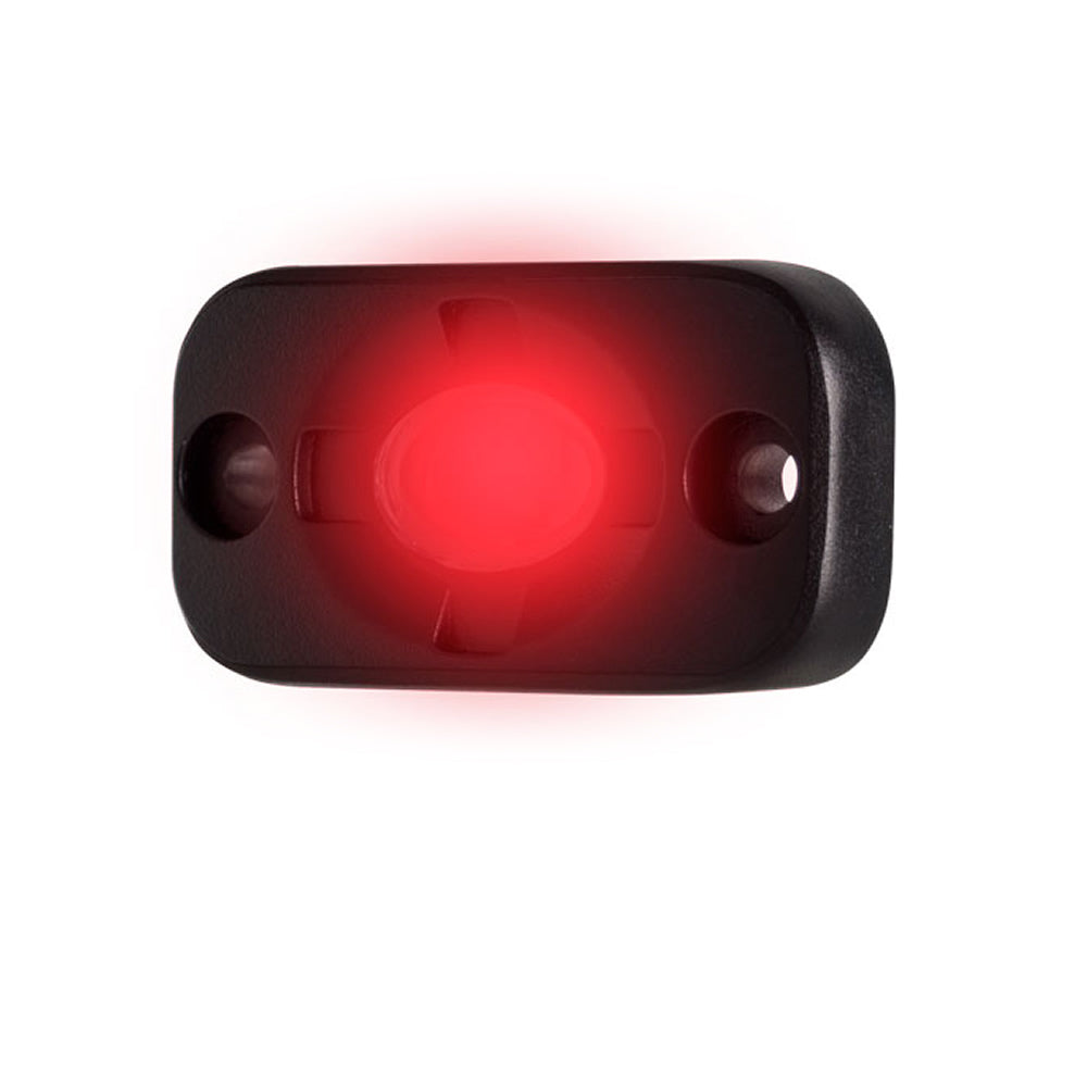HEISE Auxiliary Accent Lighting Pod - 1.5" x 3" - Black/Red [HE-TL1R] - BuoyMart.com  Lighting HEISE LED Lighting Systems