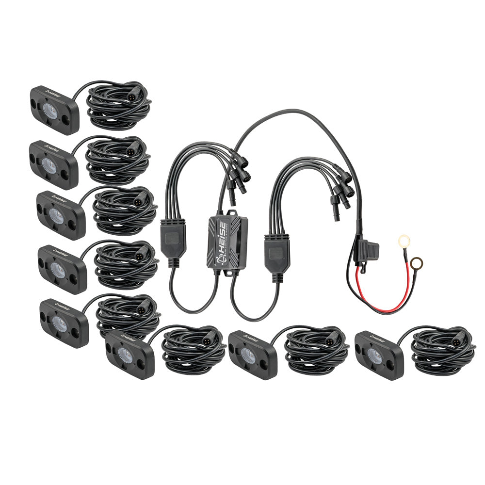 HEISE RGB Accent Lighting Kit - 8 Pack [HE-8TLRGBK] - BuoyMart.com  Lighting HEISE LED Lighting Systems